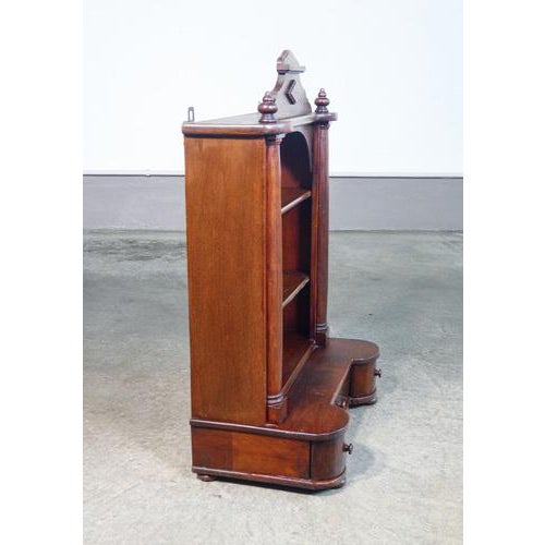 Table or Wall Cabinet with Shelves and Drawers For Sale - Image 4 of 7