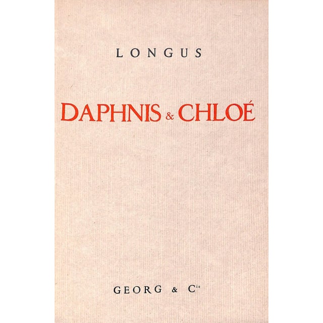 LONGUS Georg & Cie Paris 1923 Limited edition of 500 copies exemplaire no 138 Stamped / bound by: Yseux Sr. de Thierry-...