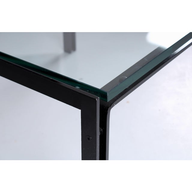 Small Black Square Coffee Table attributed to Metaform, 1980s For Sale - Image 9 of 18