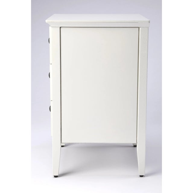 Transitional Kinsley Nightstand, Off-White For Sale - Image 3 of 7