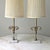 Vintage Marble & Hobnail Glass Vanity Table Lamps, a Pair For Sale - Image 4 of 9