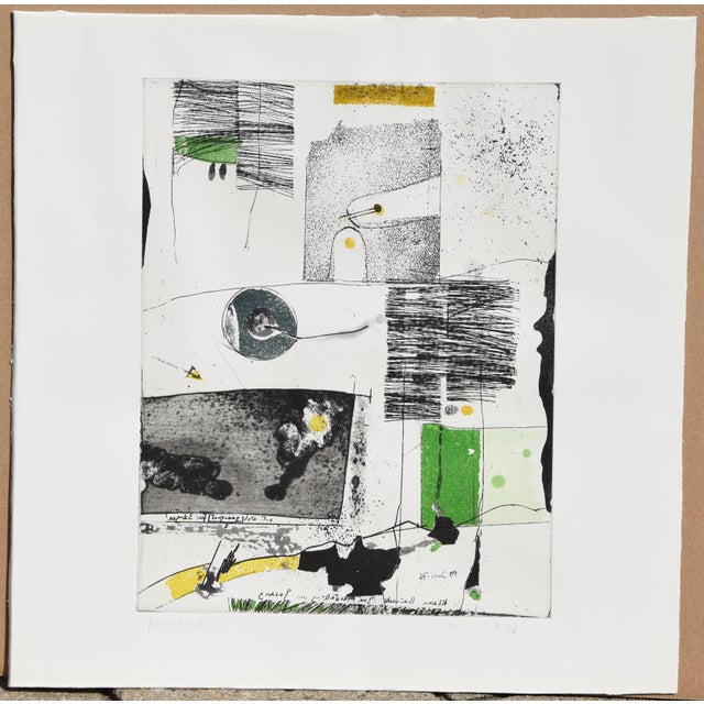 Armin Sandig, Small Contribution to the Production of Song, 1978, Etching For Sale - Image 4 of 10