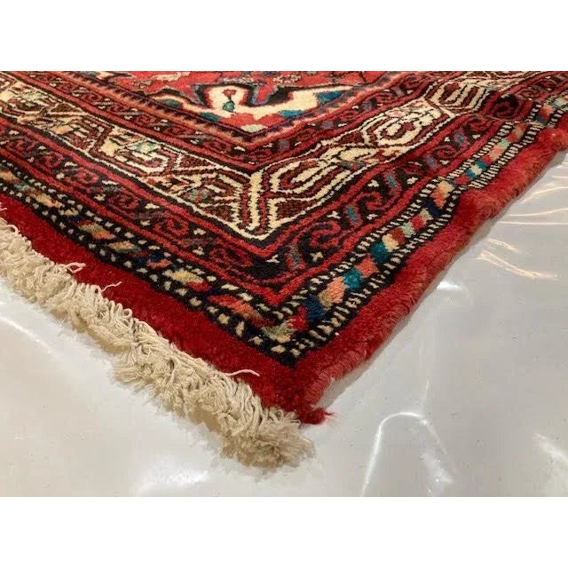 1970s Vintage Persian Hamadan Rug For Sale - Image 9 of 10