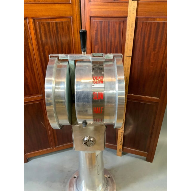 Aluminum Ships Engine Order Telegraph For Sale - Image 4 of 5