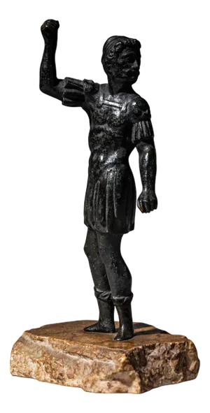 Italian Artist, Statuette of a Venetian Mercenary, 16th-17th Century, Bronze