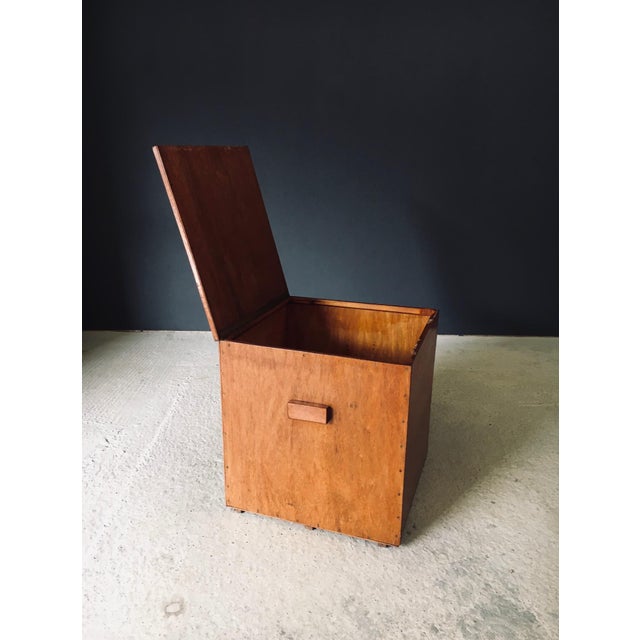 Handcrafted Cubical Side Table, Belgium, 1950s For Sale - Image 11 of 18