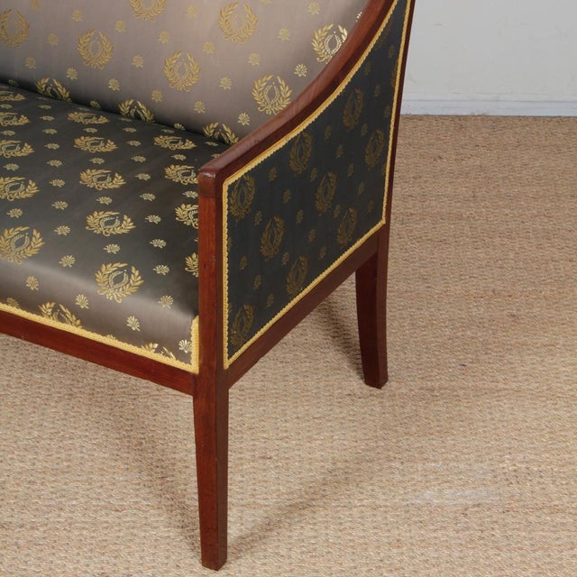 Bench in the style of Jean-Michel Frank, 1930s For Sale - Image 3 of 10