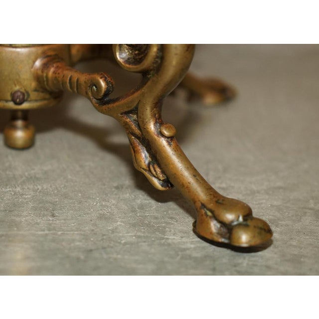 Italian Dragon Gilt Bronze Stool, 1860s For Sale - Image 13 of 18