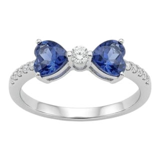 Natural 18k Gold Blue Sapphire Halo Ring With Diamonds, 1.37ct For Sale