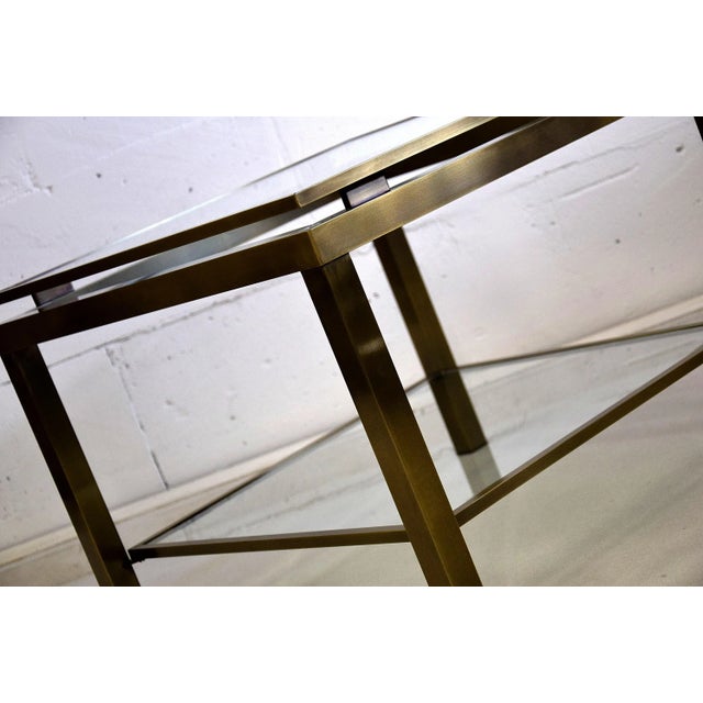 Metal Mid-Century Side Table by Maison Jansen For Sale - Image 7 of 9