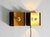 Space Age Metal Wall Lamps in Yellow and Black by Klaus Hempel for Kaiser Leuchten, 1960s, Set of 2 For Sale - Image 6 of 18
