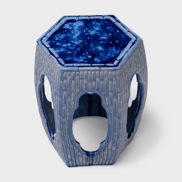 Chinese Chinese Bamboo Pond Garden Stool, C. 1850 For Sale - Image 3 of 6