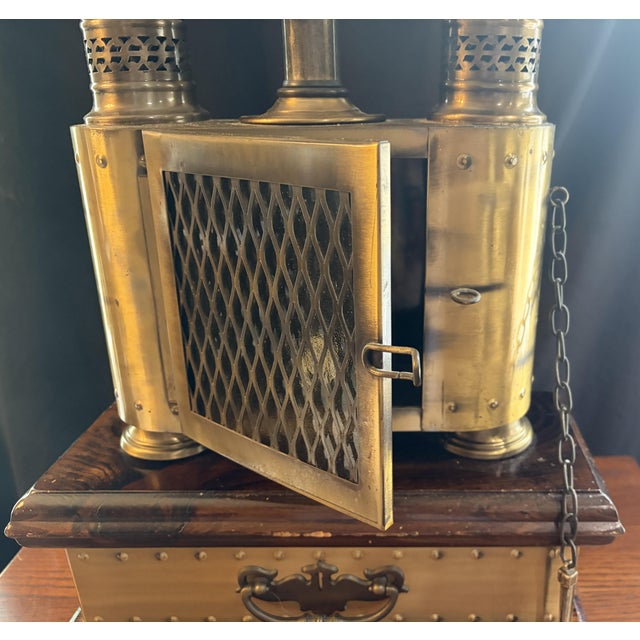 Vintage Capt. David Babcock "Young America" Nautical Table Lamp For Sale - Image 9 of 17