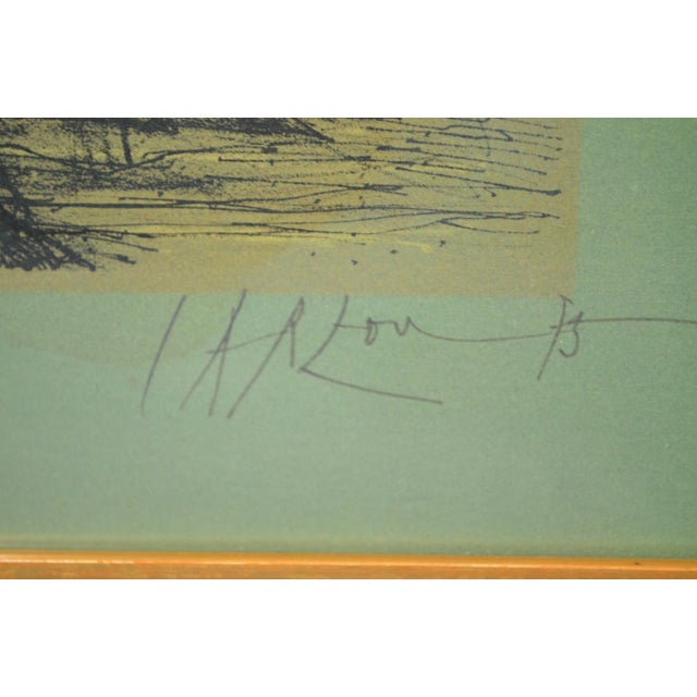 Contemporary 1960s Jean Carzou (1907–2000) “Women” Original Lithograph, Signed and Numbered 109/196 For Sale - Image 3 of 8