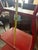 Chinoiserie Vintage Chinoiserie Red Metal Etagere For Sale - Image 3 of 12