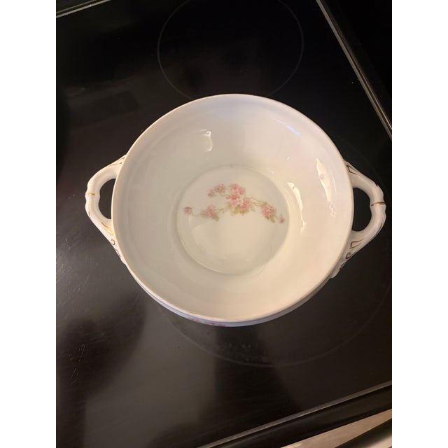 Ceramic Antique Royal Schwarzburg German Fine China Covered Casserole Serving Dish For Sale - Image 7 of 10