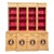 Hand-Painted & Decorated Front Neoclassical Style Breakfront Secretary Bookcase For Sale
