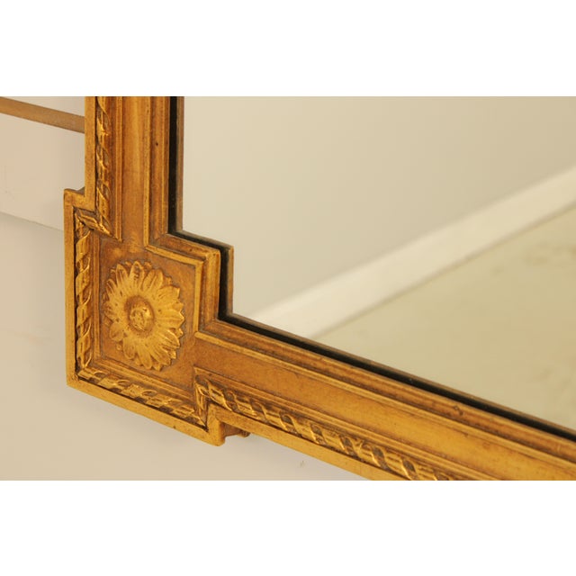 Glass Friedman Brothers Vintage French Style Gold Mirror For Sale - Image 7 of 14