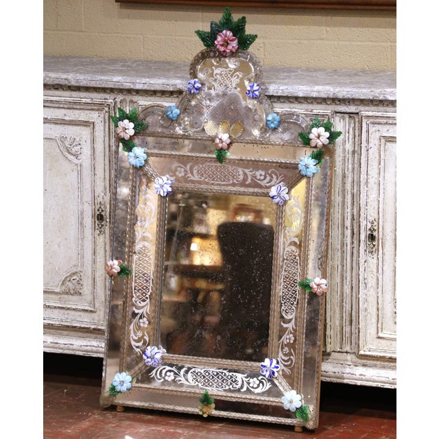 Add a dazzling touch of Italian craftsmanship to an entryway, powder room, bedroom, or living room with this colorful...