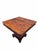 Antique American Empire Revival Figured Walnut Pedestal Game Table For Sale - Image 4 of 9