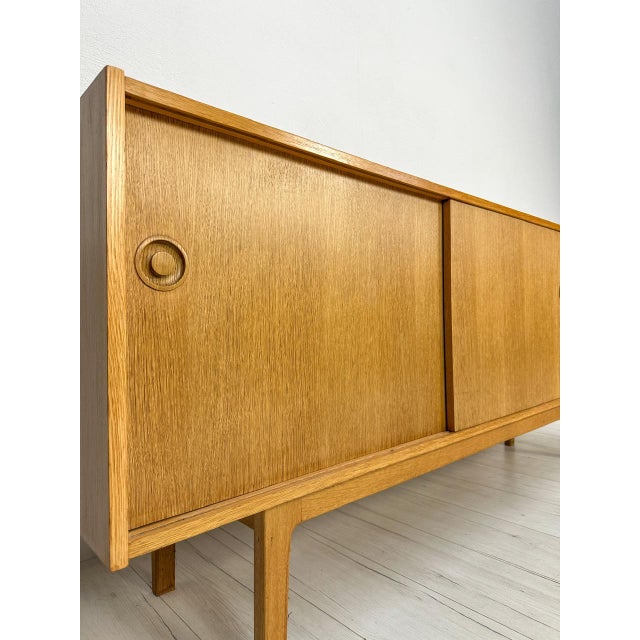 Minimalistic vintage sideboard from the 1960s by erik wørts for ikea. Elegant credenza in danish design made out of oak...