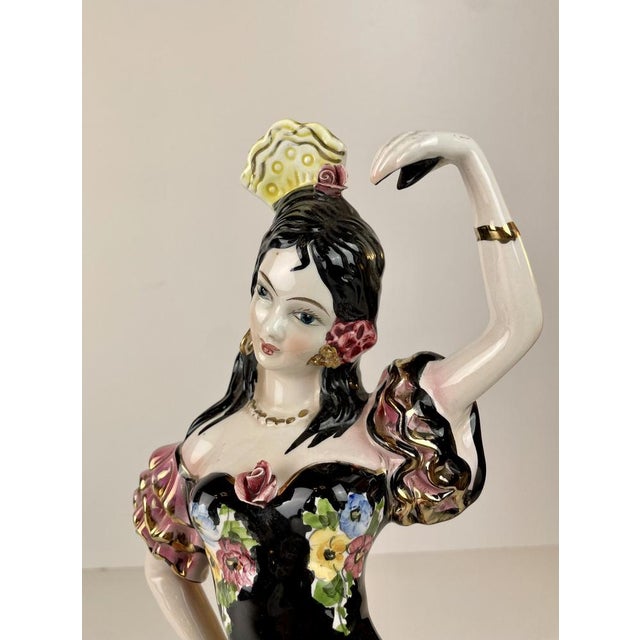 Ceramic Flamenco Dancer from Formento, 1950s-1960s For Sale - Image 13 of 18