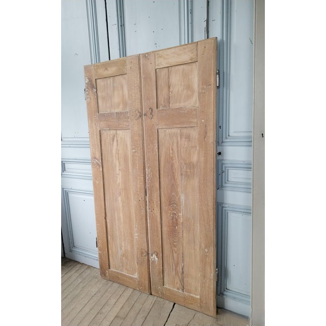 Antique Wooden Shutters, 1700s, Set of 2 For Sale - Image 6 of 10