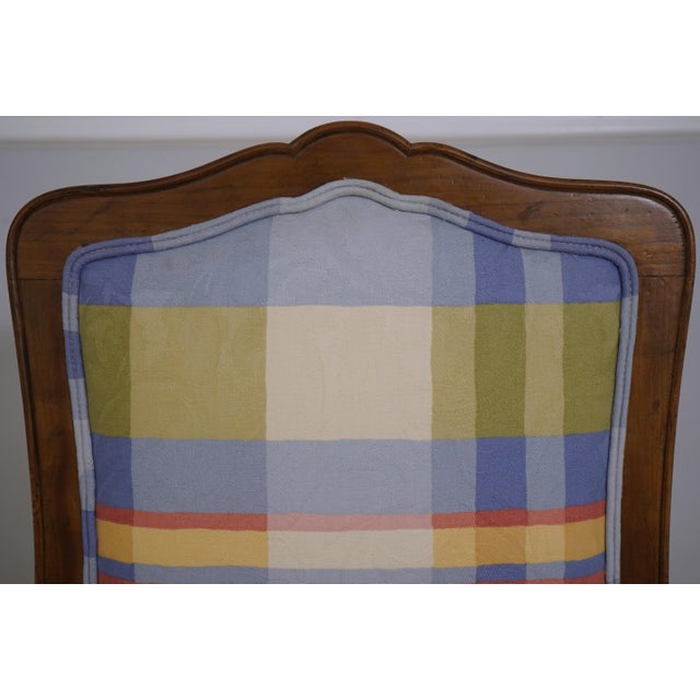 Set of 4 Baker Walnut French Provincial Chairs For Sale In Philadelphia - Image 6 of 18