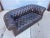 Chesterfield Leather Sofa, Vintage Upholstery, Patina Finish, 1985 For Sale In Philadelphia - Image 6 of 17