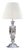 Collection Regina Table Lamp in Metal and Crystal by Jago For Sale