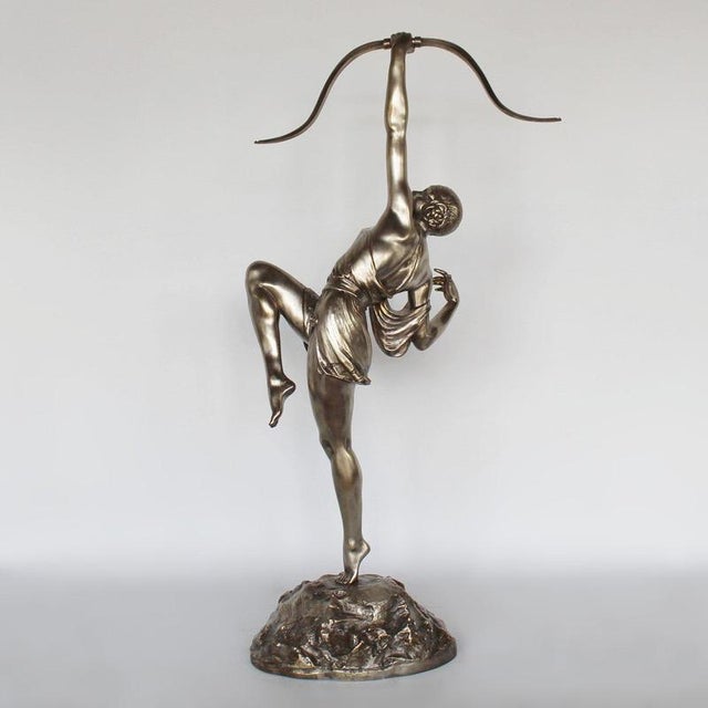 Pierre Le Faguays, Diana, 1920s, Bronze For Sale - Image 4 of 12