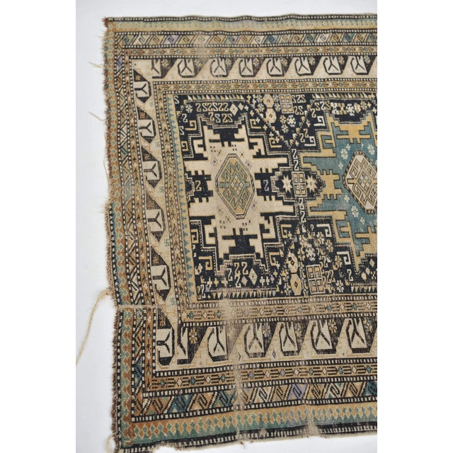 Antique Edwin Shirvan Kuba Caucasus Mountains Rug, 4 x 6 For Sale In Milwaukee - Image 6 of 11