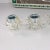 Vintage Italy Candle Holder Set Clear Lucite Multifaceted Atomic Starburst - Set of 10 For Sale - Image 9 of 13