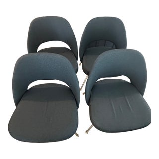 Set of 4 Armless Eero Saarinen Dining Chairs For Sale