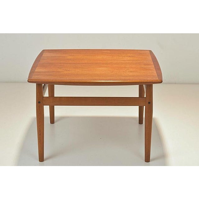 Grete Jalk Side Table in Teak by Grete Jalk for Glostrup Furniture Factory, Denmark, 1960 For Sale - Image 4 of 12
