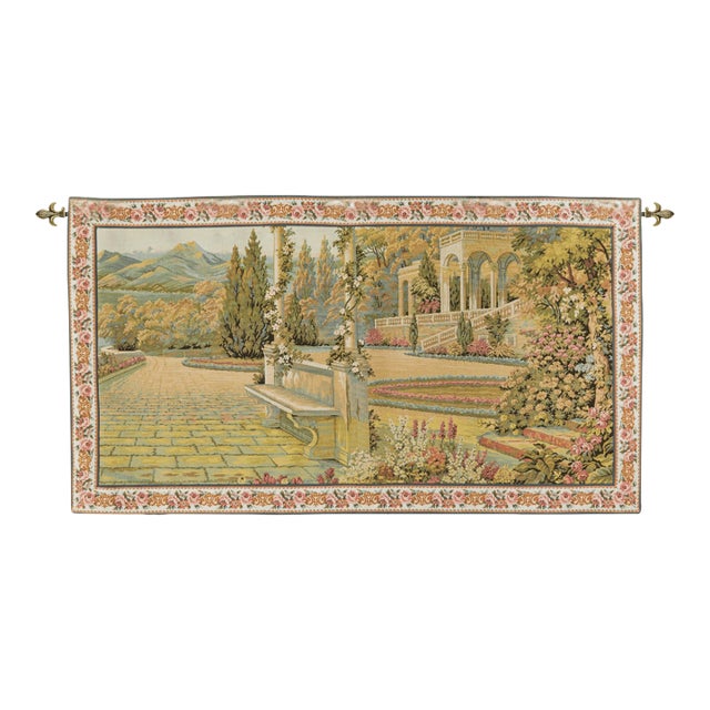 The Terrace Loom Woven Tapestry - (Without Loops) 60 X 110 Cm (2′0" × 3′7") - Requires Rod Size 3 For Sale