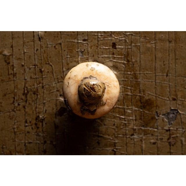 Early Chippy Shoeshine Stand With Drawers in Green For Sale - Image 9 of 12