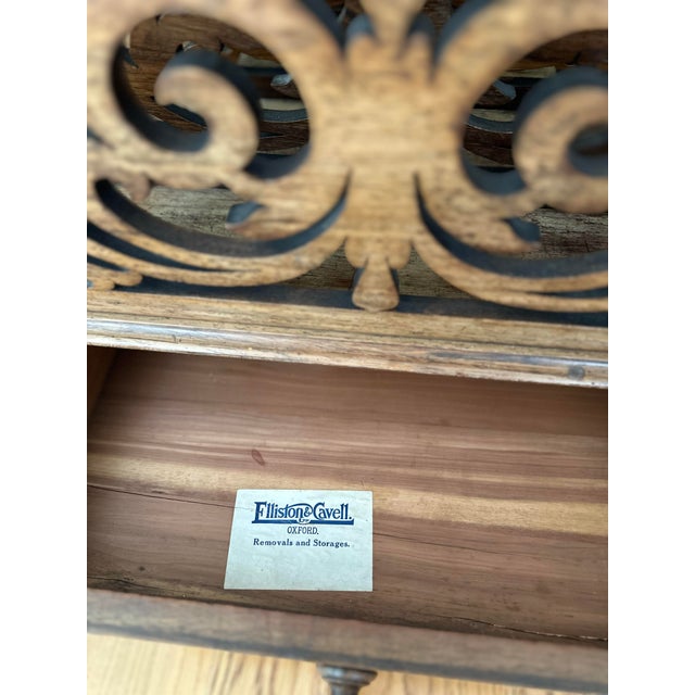 Brown Late 19th Century English Magazine Rack For Sale - Image 8 of 9