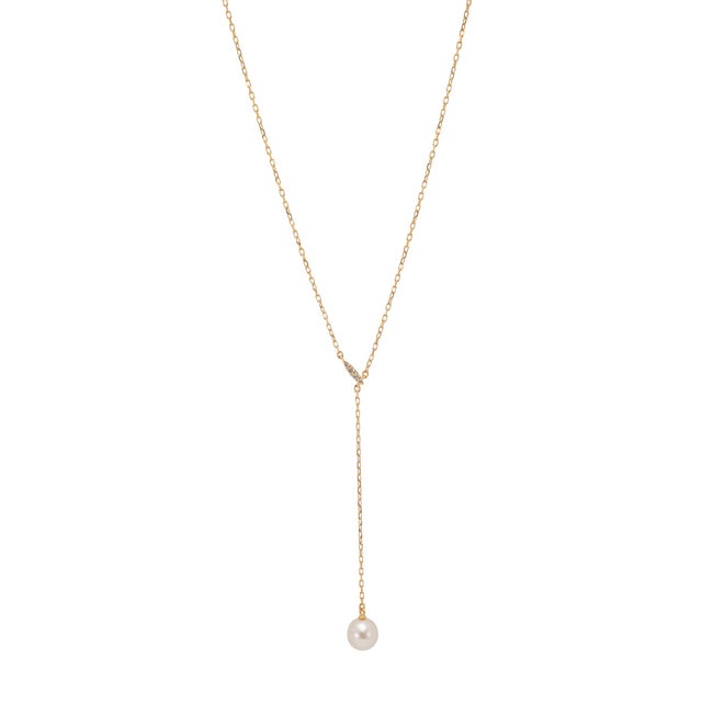 Brand: Mikimoto Gender: Ladies Metal Type: 18K Yellow Gold Length: 20.00 inches Width: 1.00 mm Weight: 3.11 grams Retired...