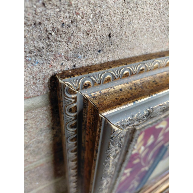 Pair of Framed Laurel Lehman Red Iris and Tulip Floral Prints For Sale - Image 13 of 17