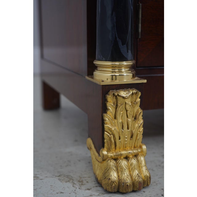 Kindel National Trust 3 Drawer Empire Flame Mahogany Sideboard For Sale - Image 12 of 18