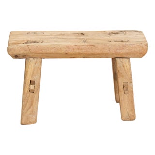 Barnwood Beauty, Small Wood Stool For Sale