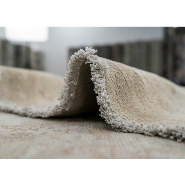 Textile Oushak Round Rug 6'2" x 6'3" For Sale - Image 7 of 8
