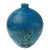 Large Early 1900s French Art Deco Turquoise Crackle Glaze Faience Vase Signed Lachenal For Sale - Image 4 of 7