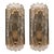 Pair of Orrefors Fagerlund Swedish Glass, 1950s Wall Lights For Sale
