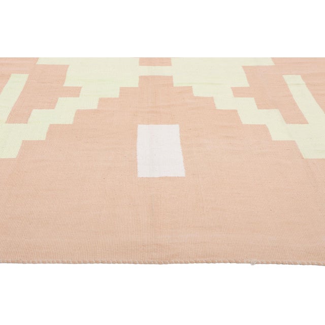 Vintage Afghani Dhurrie Rug, 05'05 X 08'08 For Sale - Image 4 of 10