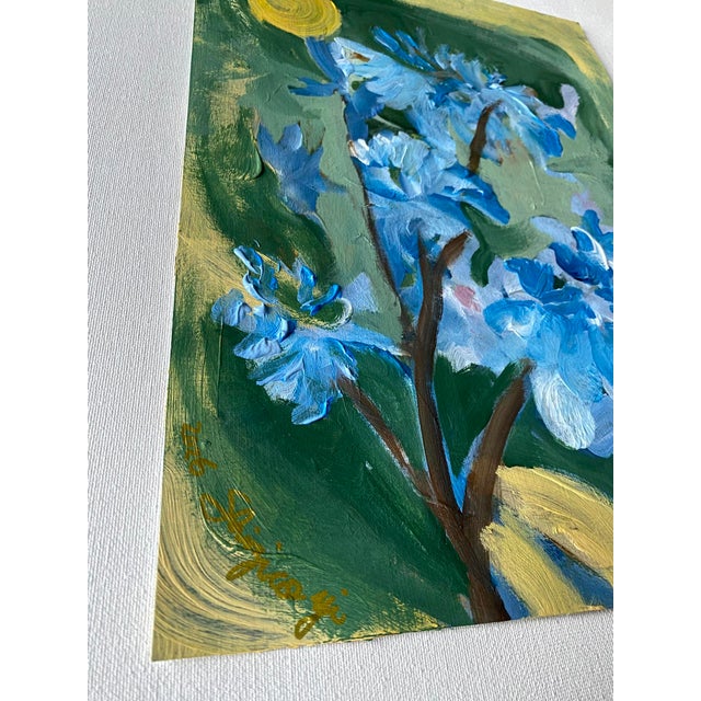 Original Work on Paper-Jardin d'Hiver-Shizico Yi-British Awarded Artist-Impasto-Oil on Paper For Sale - Image 14 of 18