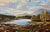 A tranquil mountain lake scene with vivid light, colour and natural beauty, by 20th Century Artist, William Yeaman. Art...