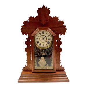 19th Century Ingraham Antique Parlor Mantel Clock - “Sun” Model