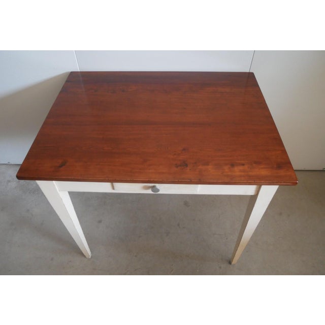 Antique Fixed Rectangular Table, 1920s For Sale - Image 4 of 17